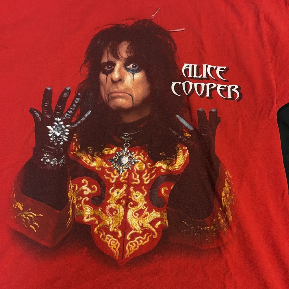 Y2K Alice Cooper Dragontown 2001 Tour Tee - Picture 2 of 8
